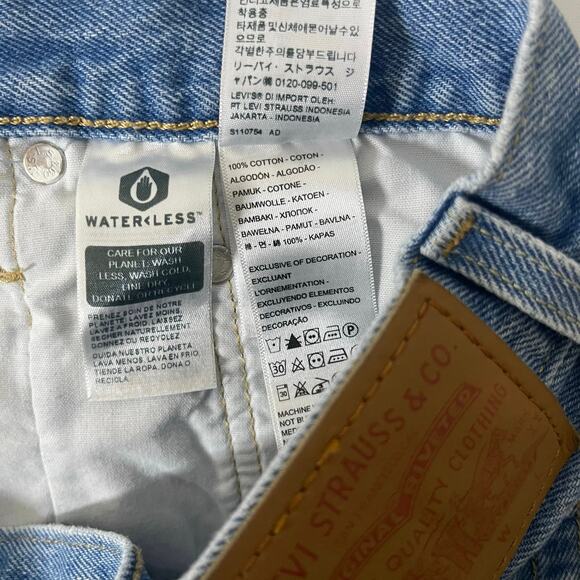 Levi’s 501 Denim Cutoff Button Fly Shorts Women’s - Size W32 - Picture 5 of 6